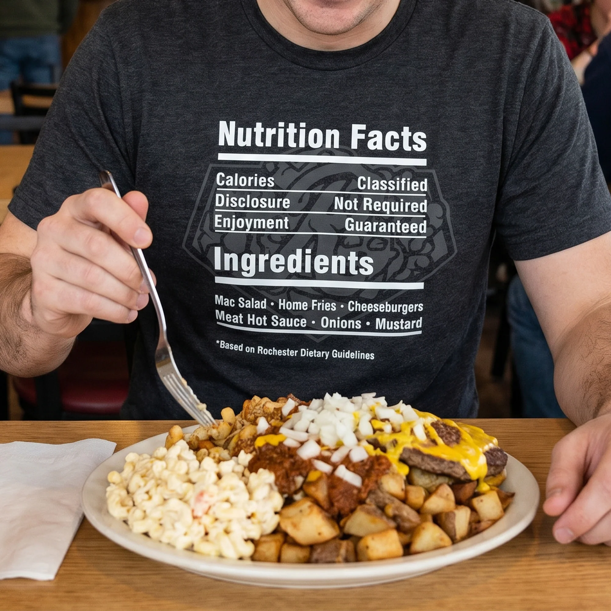 108 Stitches Plates Nutrition Tee - Image 2
