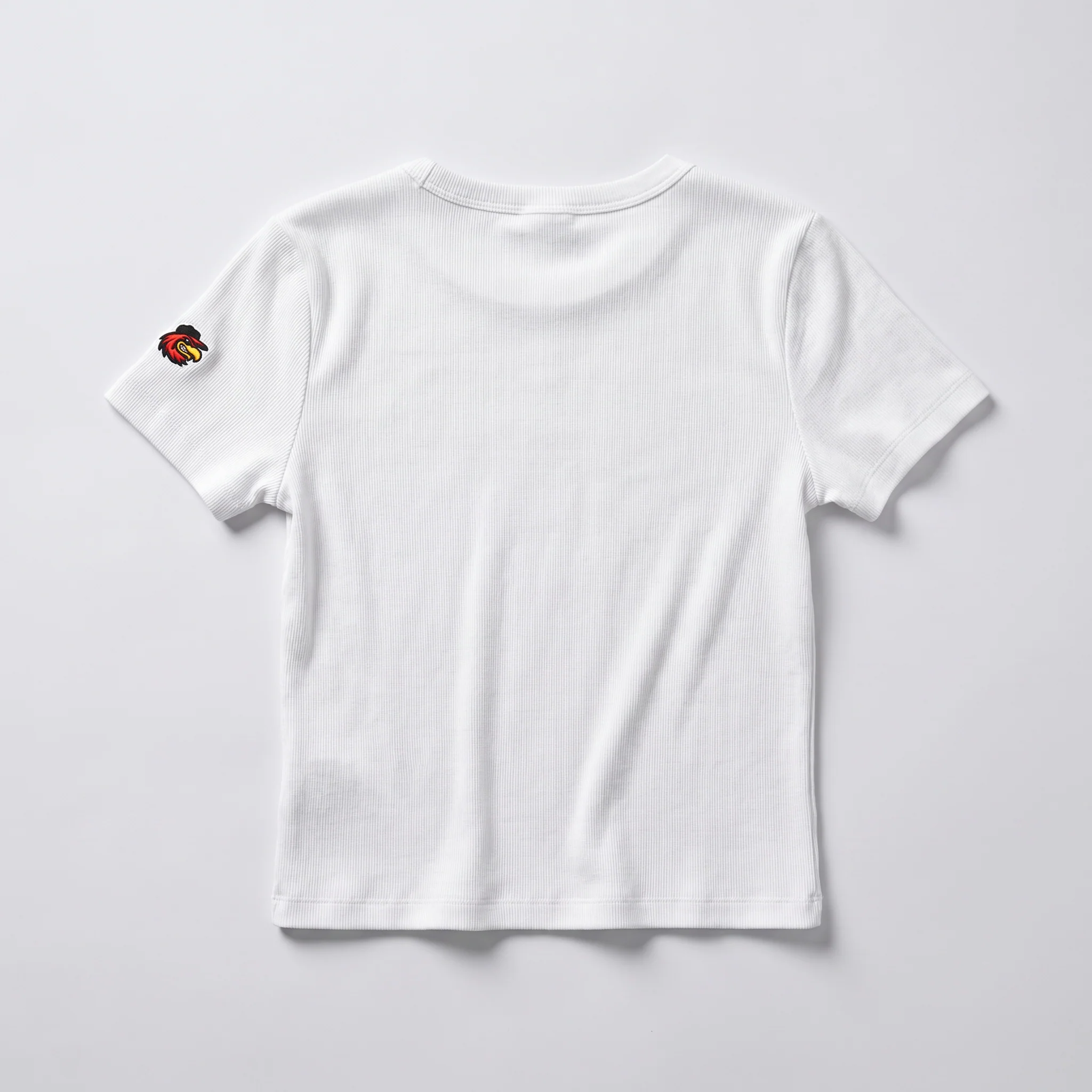 47 Womens Ribbed Crop Tee - Image 3