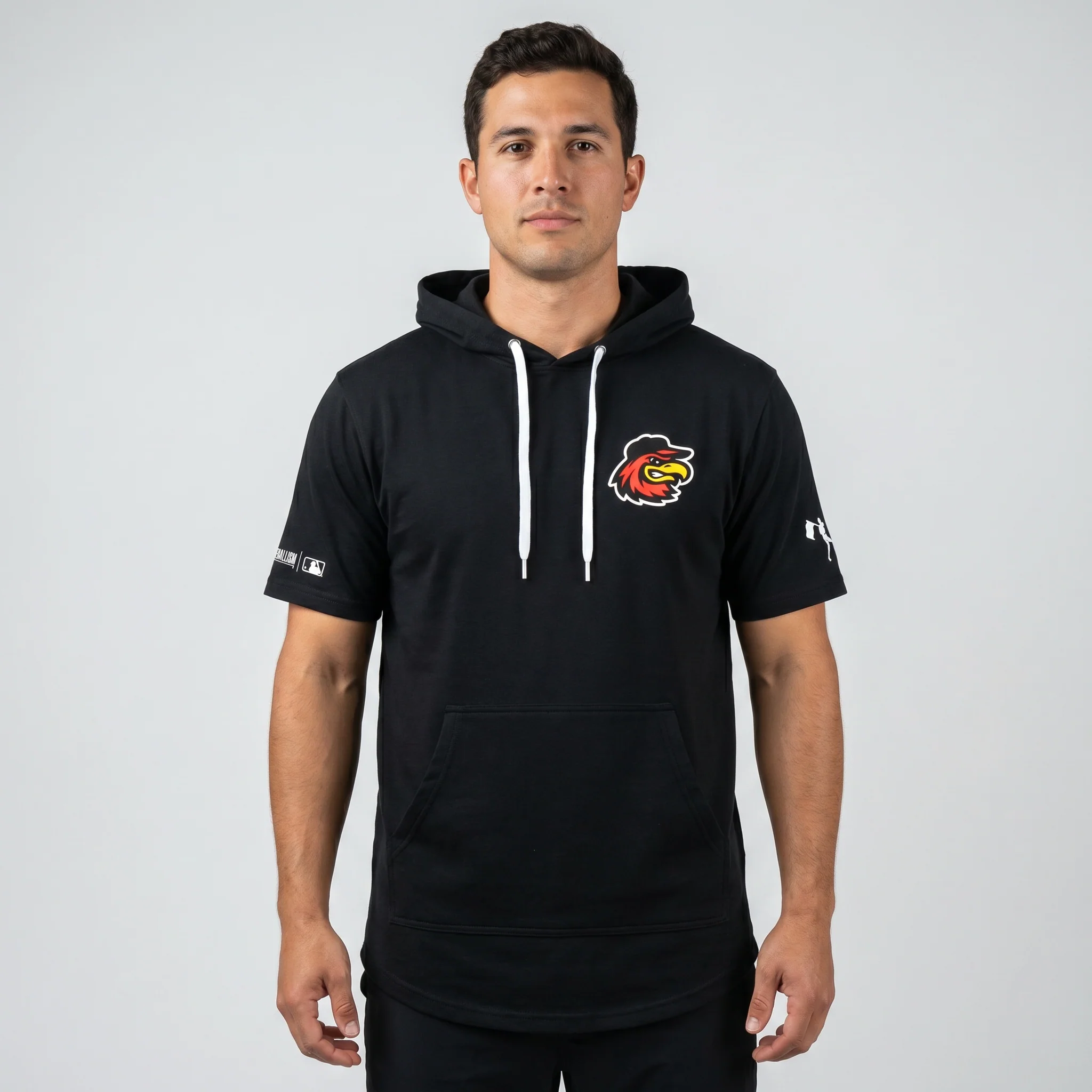 Baseballism Short Sleeve Hoodie - Image 2