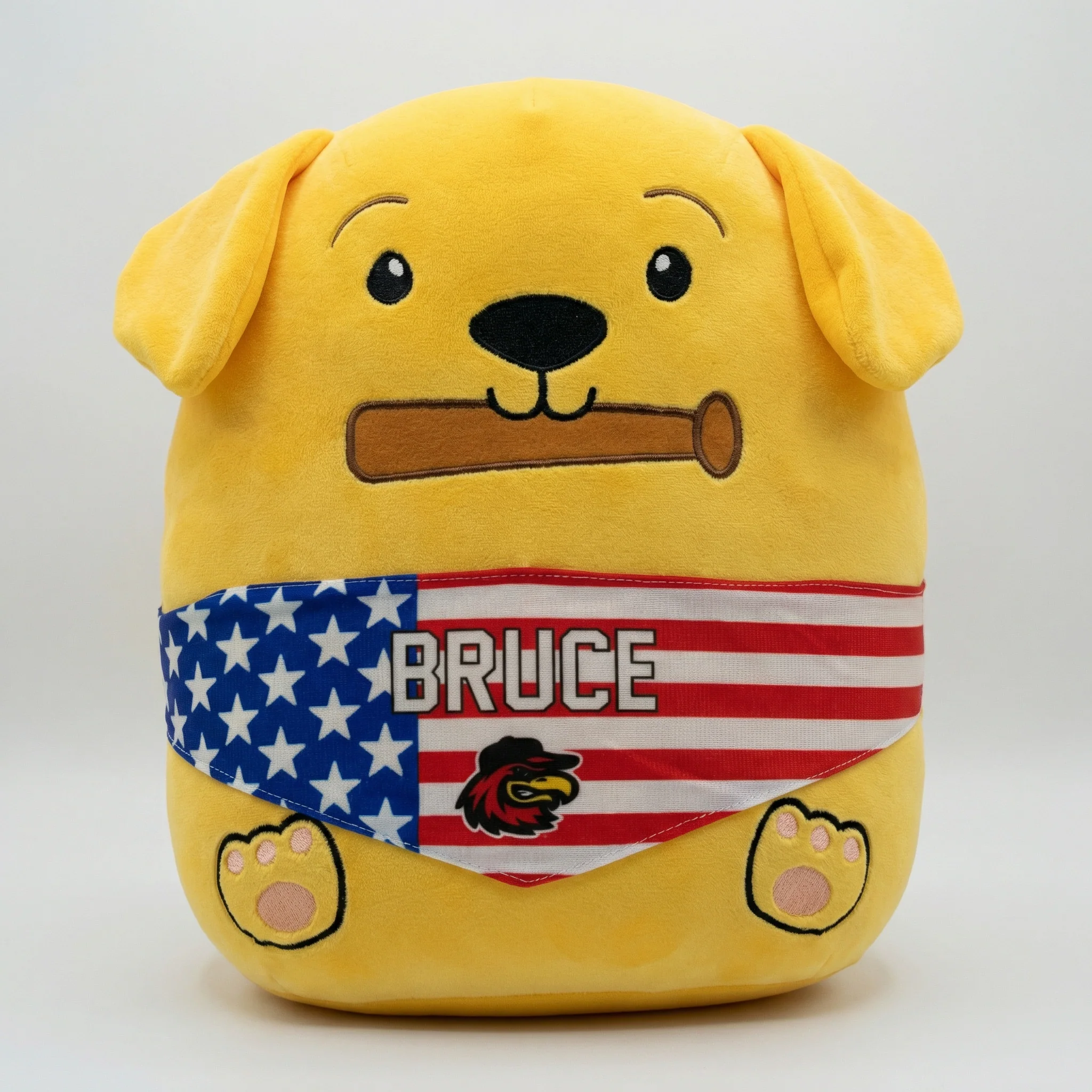 Bruce the Bat Dog USA Sqush Pillow