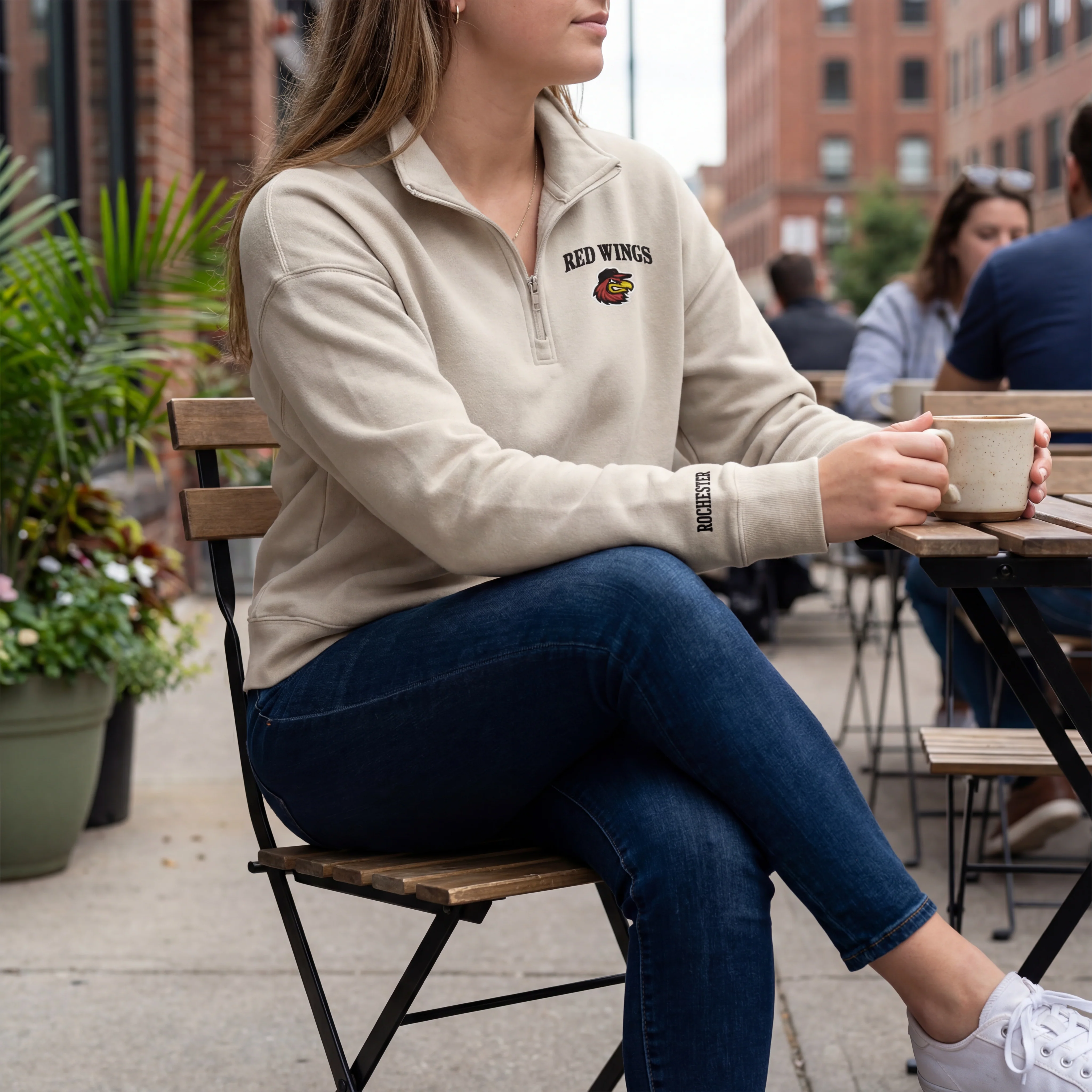 Champion Womens Quarter Zip - Image 3