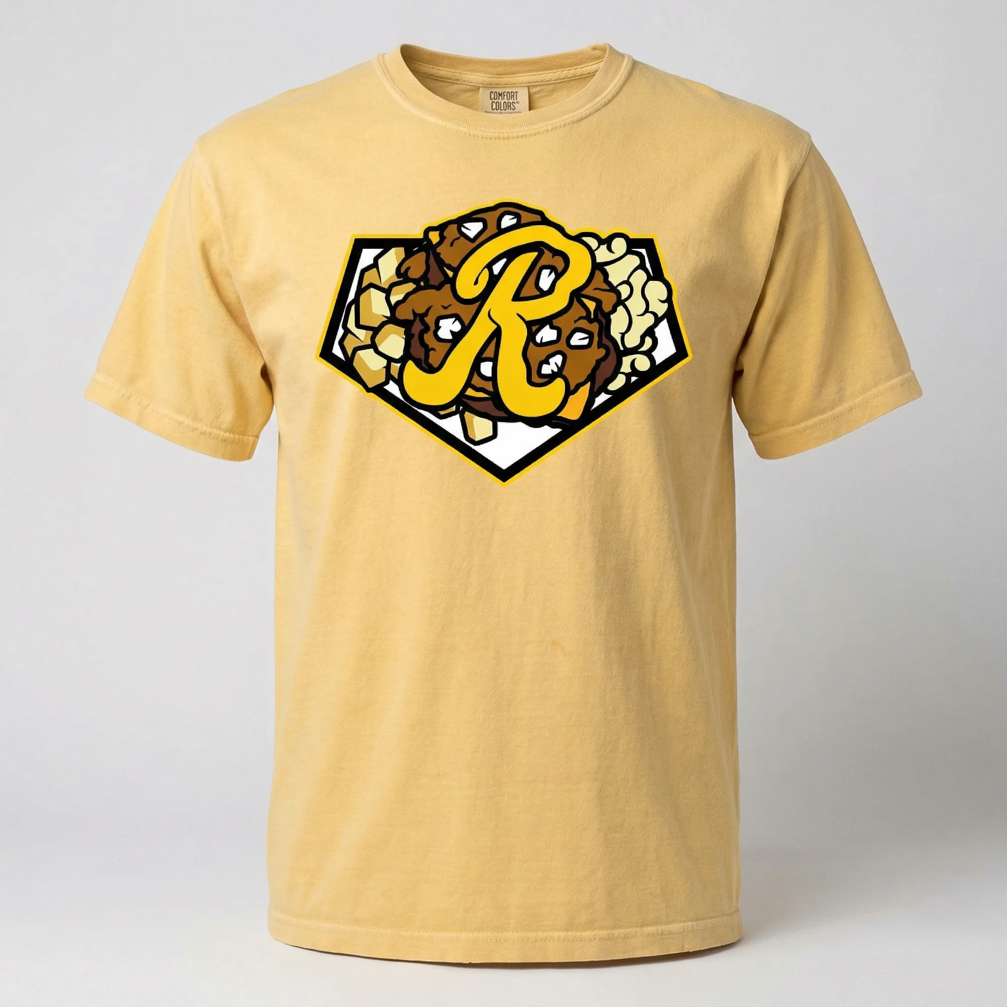Comfort Colors Plates Yellow Tee