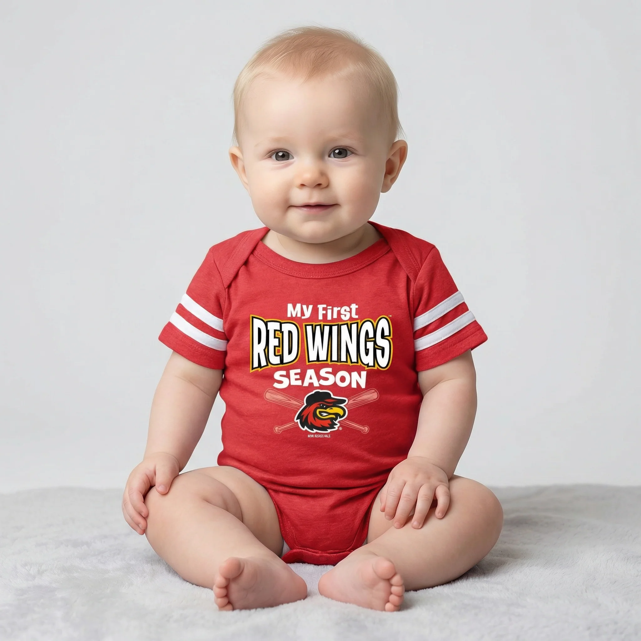 First Red Wings Season Onesie - Image 2