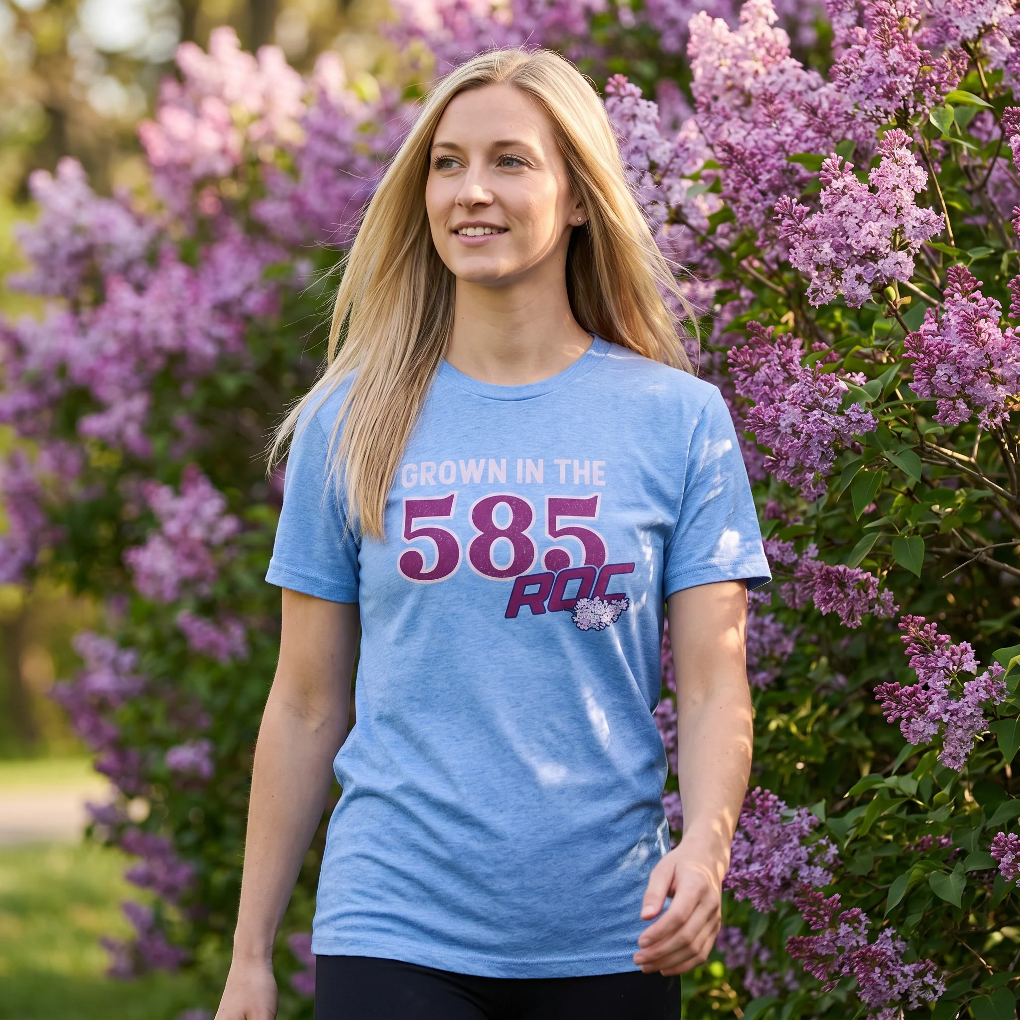 Lilac Grown in the 585 Tee - Image 2