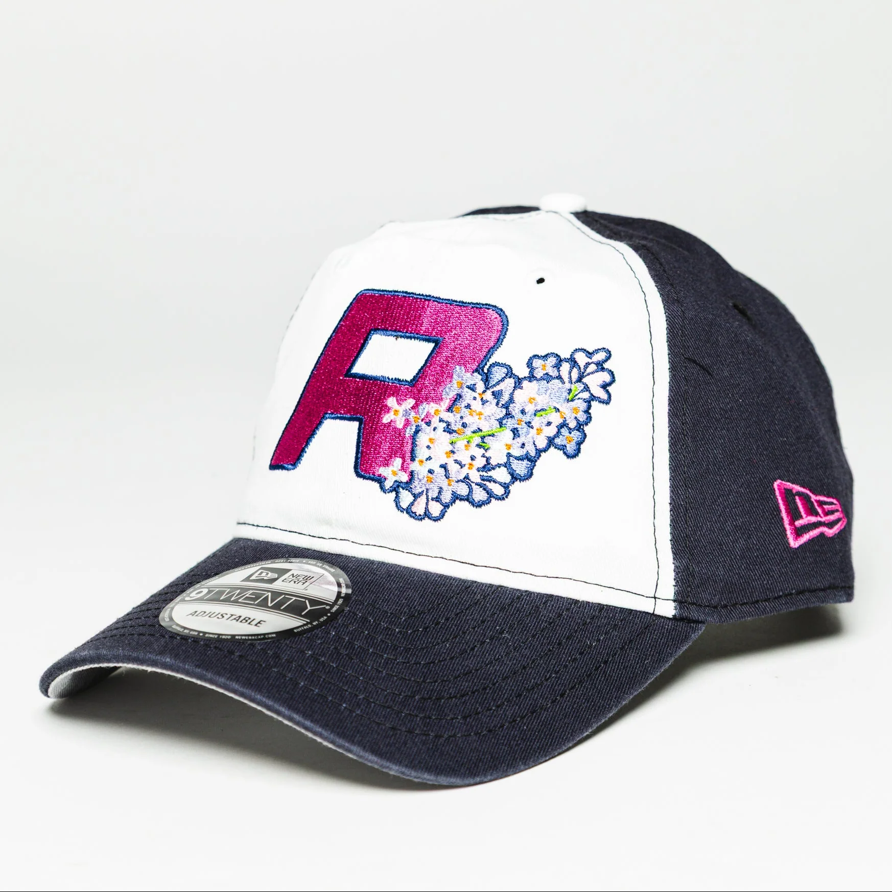 New Era 9TWENTY Lilac White Navy Cap - Image 2