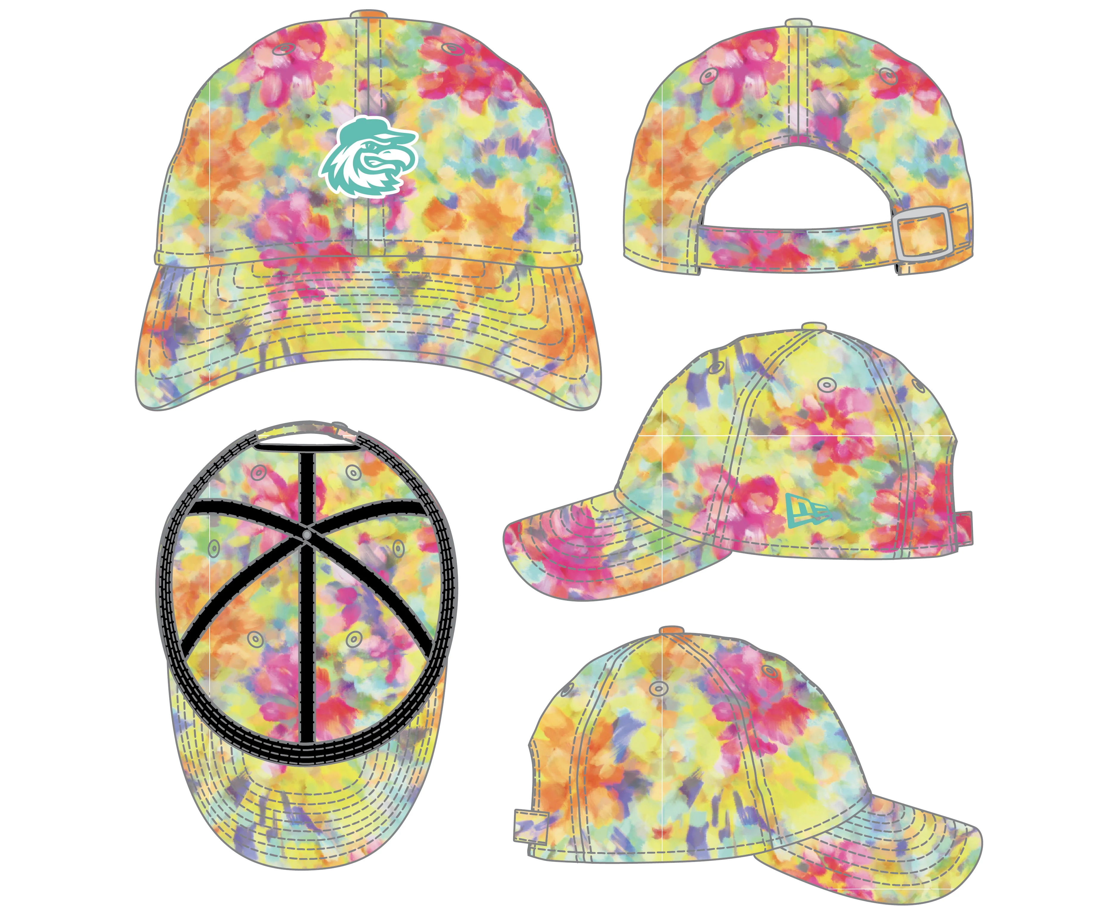 New Era 9TWENTY Womens Floral Pattern Cap