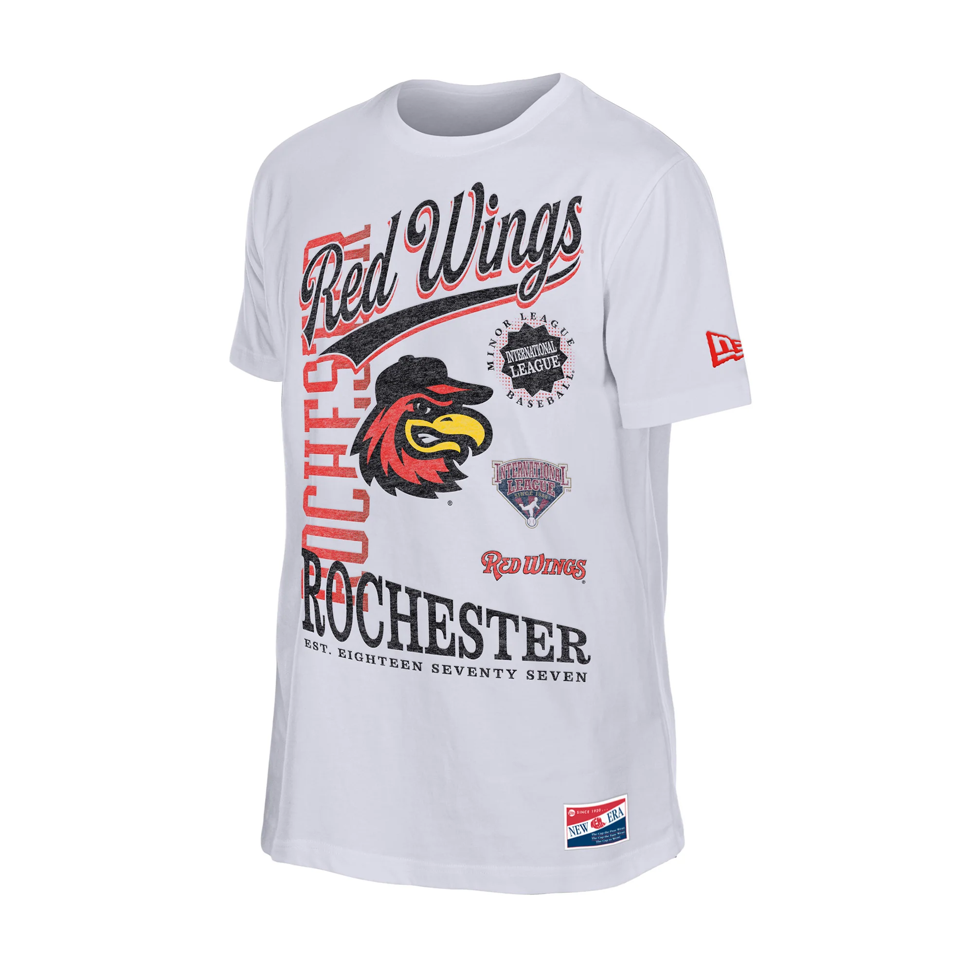 New Era White Graphic Tee