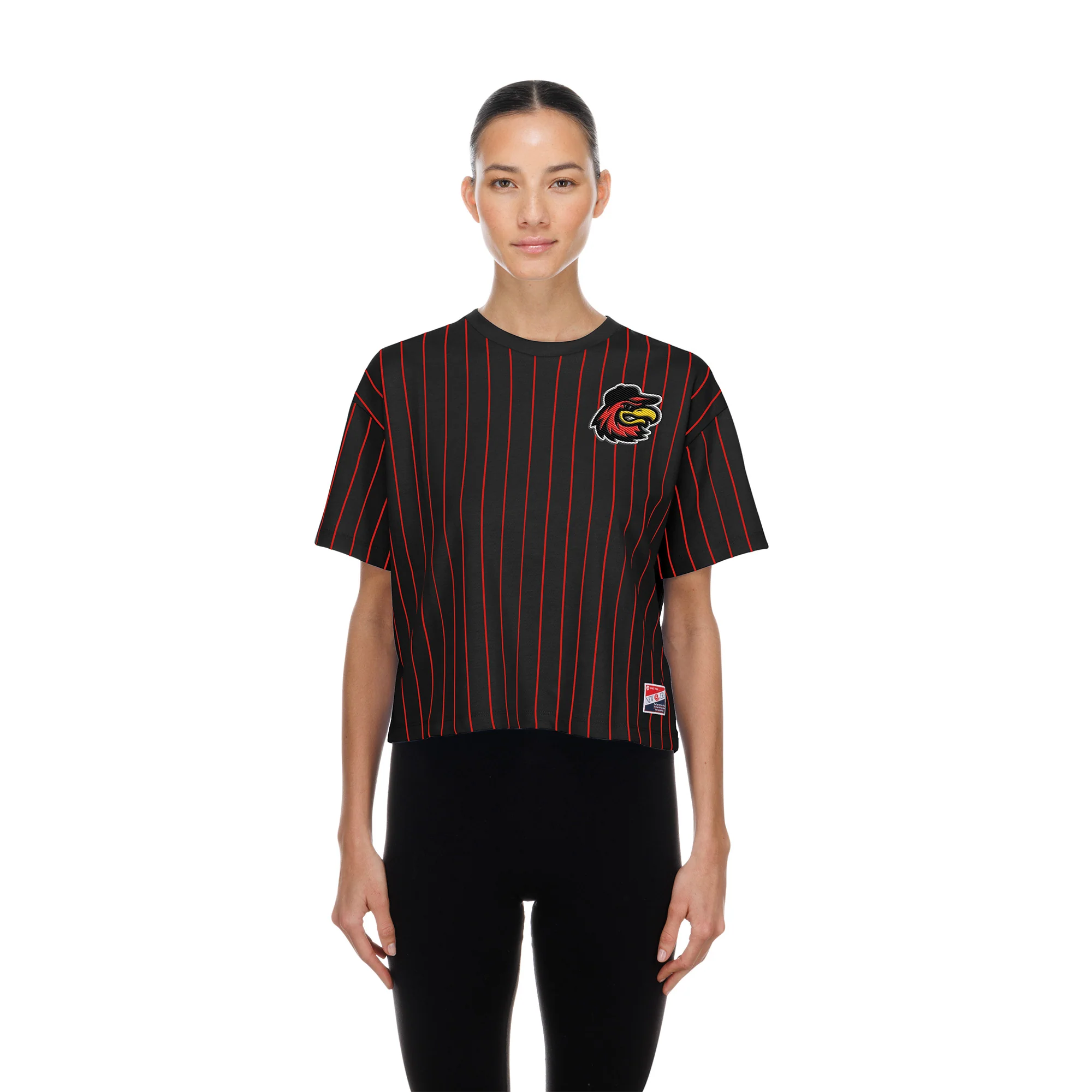 New Era Womens Pinstripe Tee - Image 2