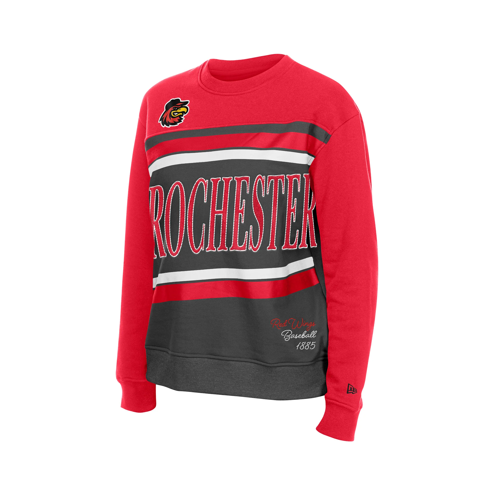 New Era Womens Red Crewneck