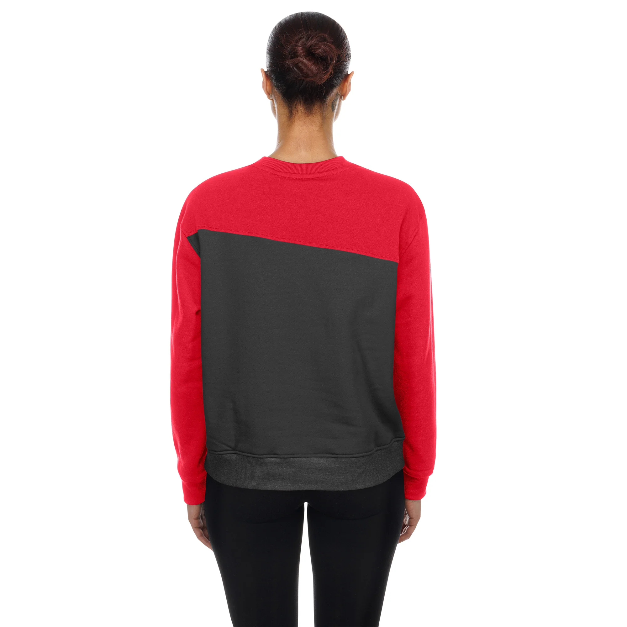 New Era Womens Red Crewneck - Image 3