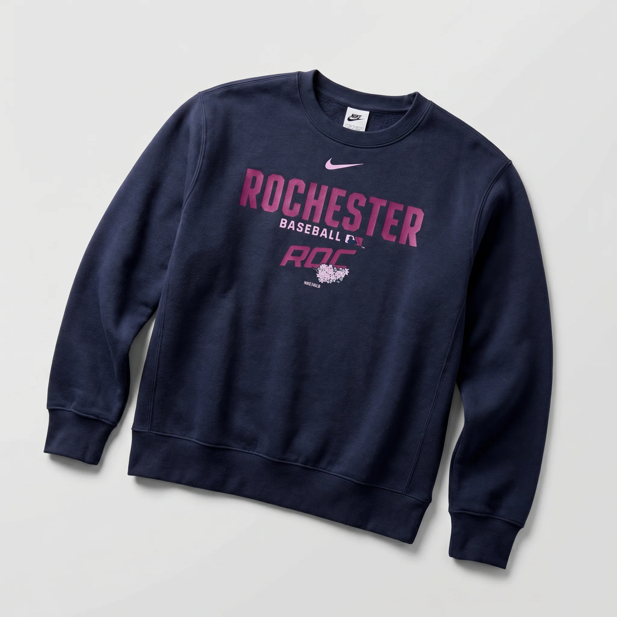 Nike Lilac Navy Fleece Crewneck