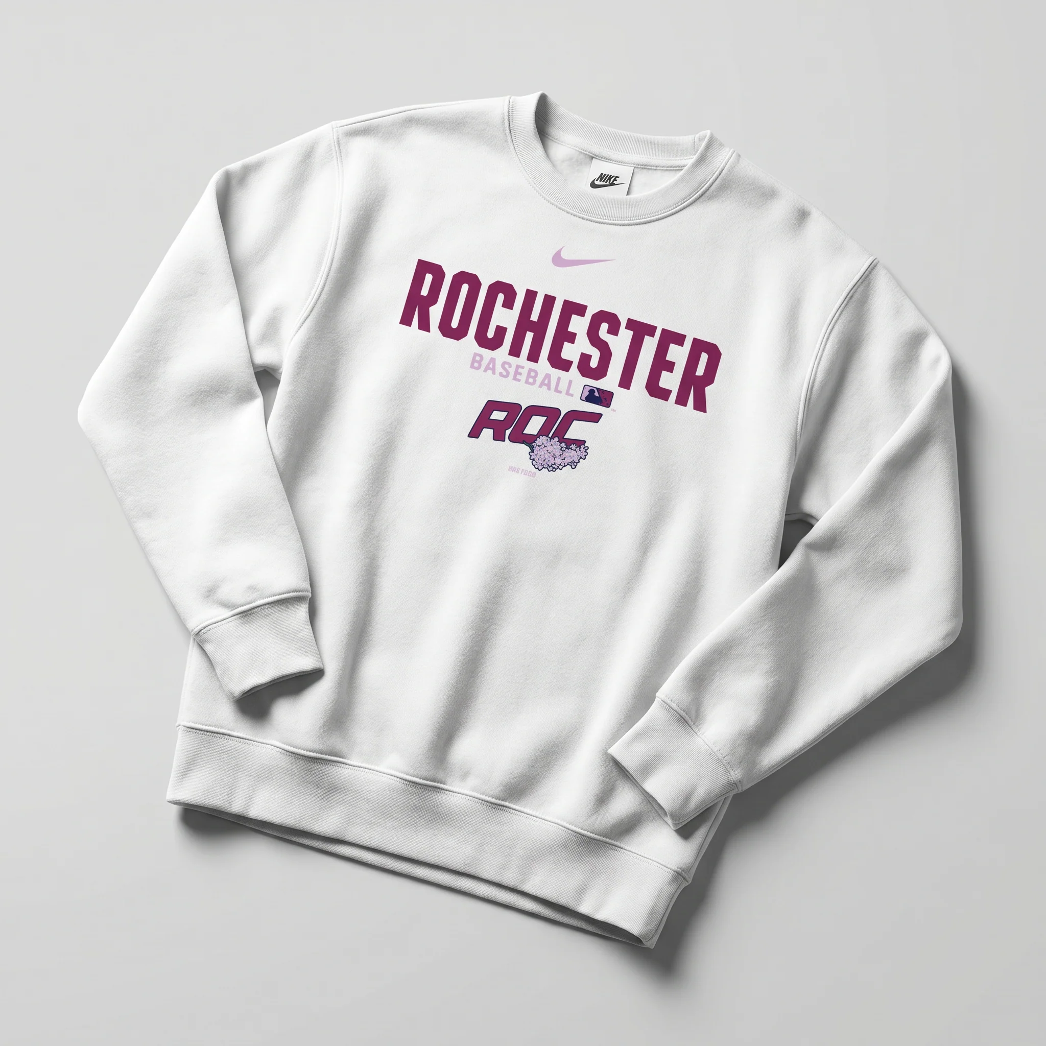 Nike Lilac White Fleece Crewneck