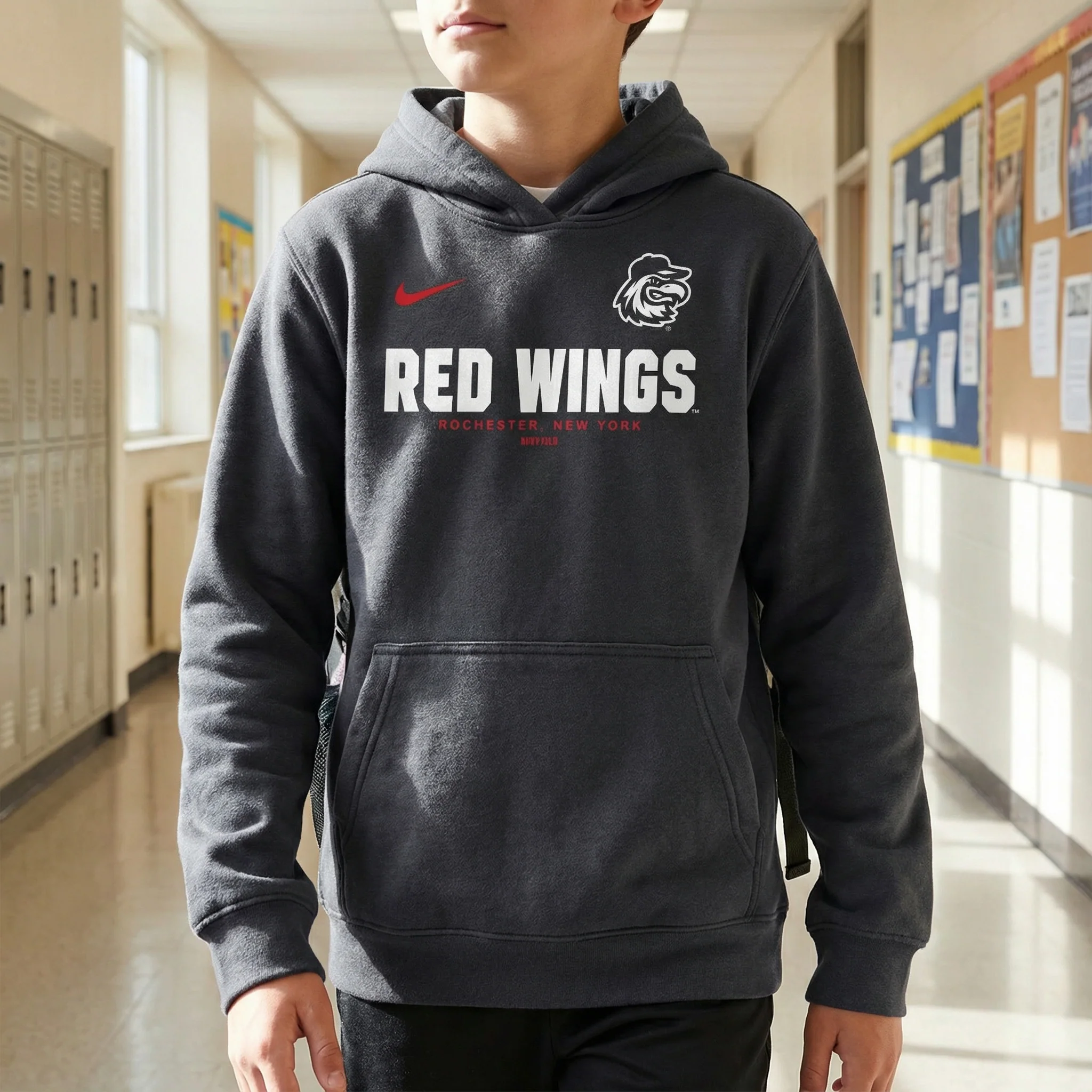 Nike Youth Fleece Hoodie - Image 2