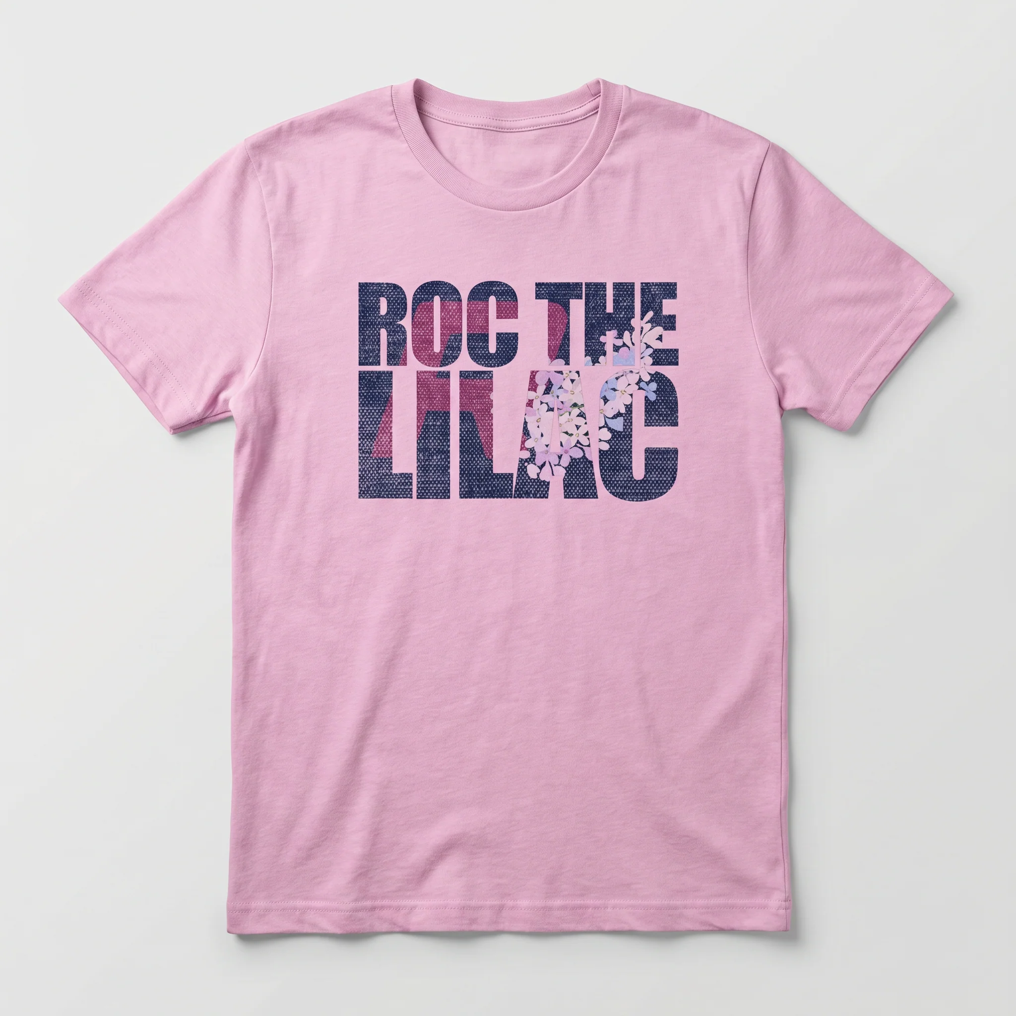 ROC the Lilac Pink Graphic Tee