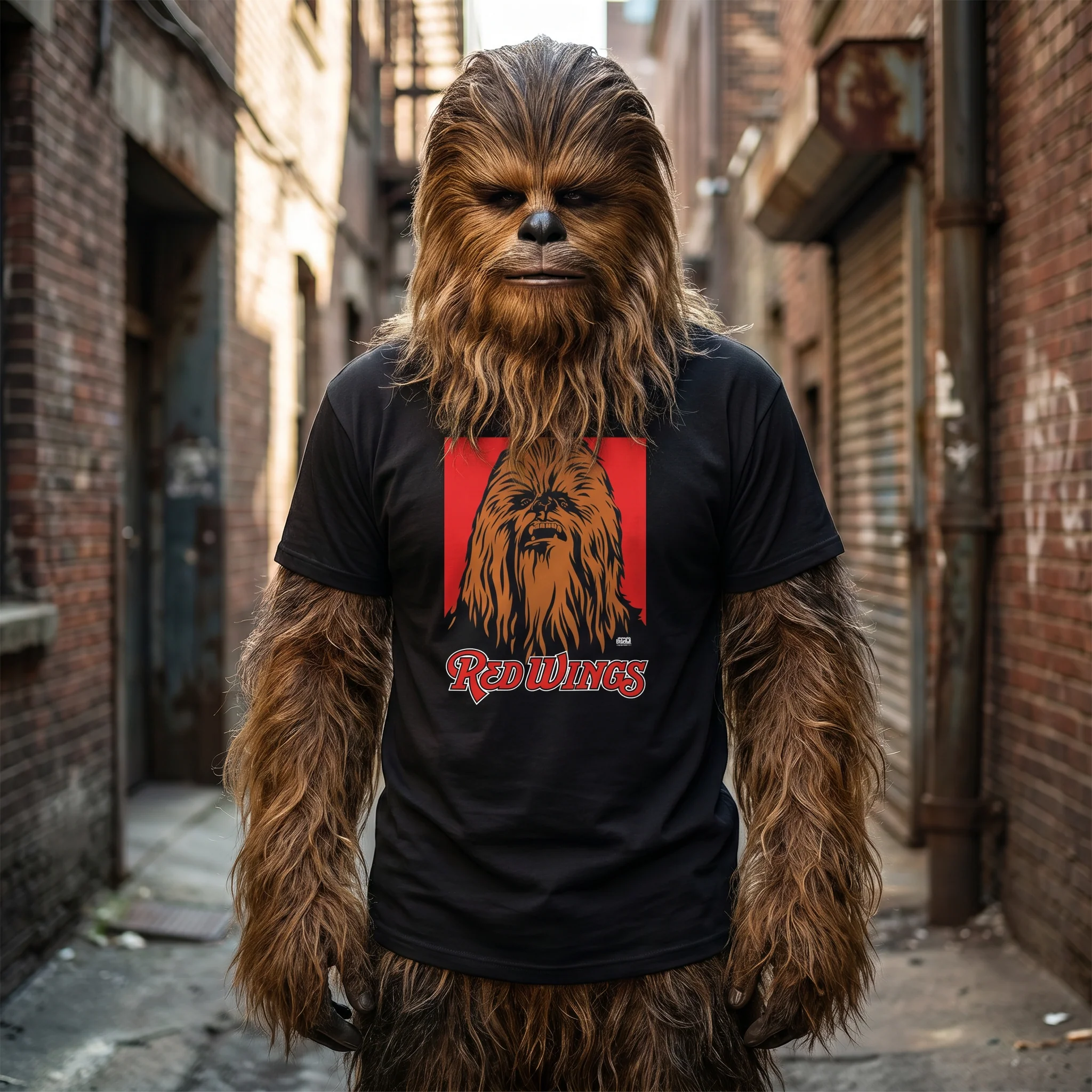 Rochester Red Wings Chewbacca T-Shirt - Image 2