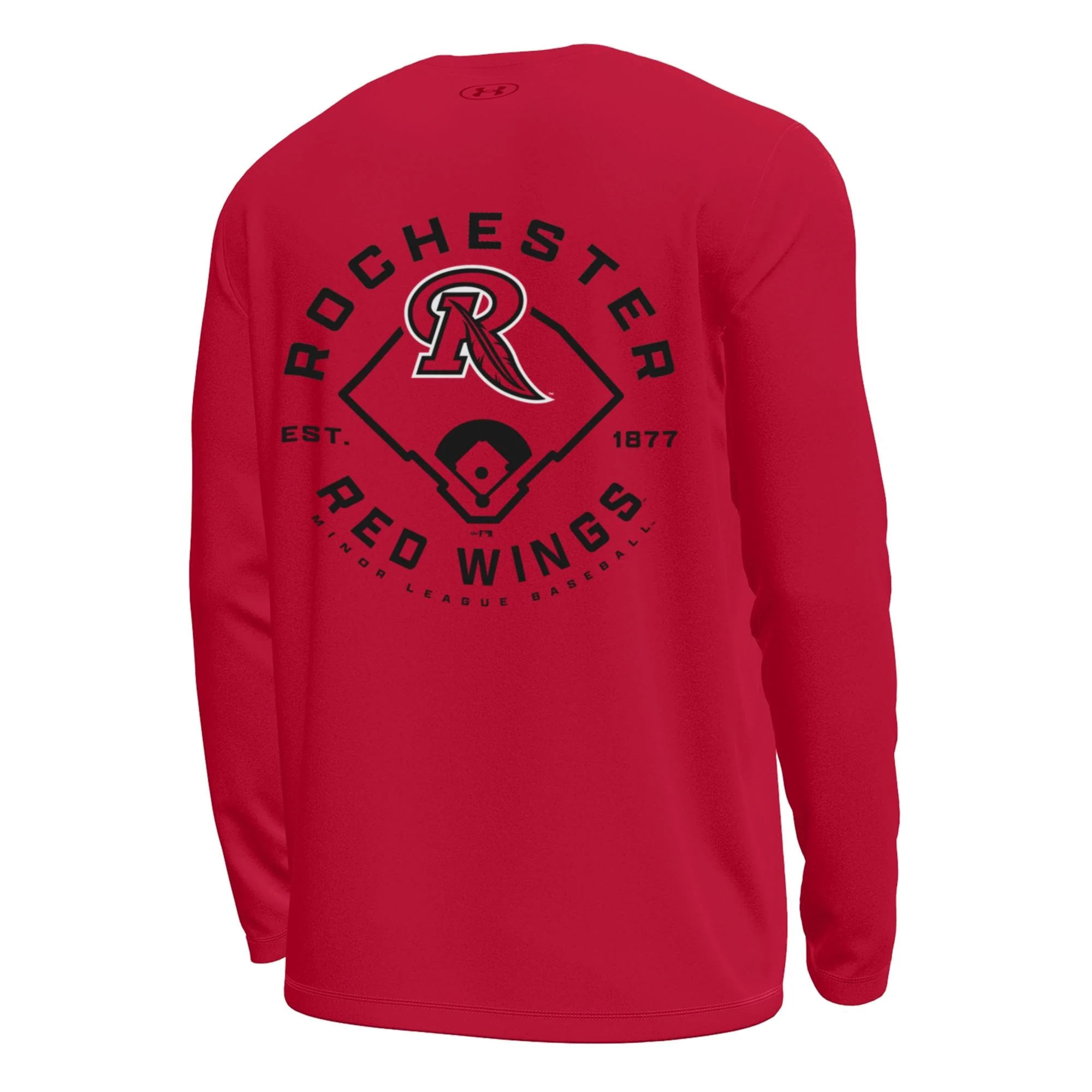 Rochester Red Wings Under Armour Long Sleeve Tee - Image 2
