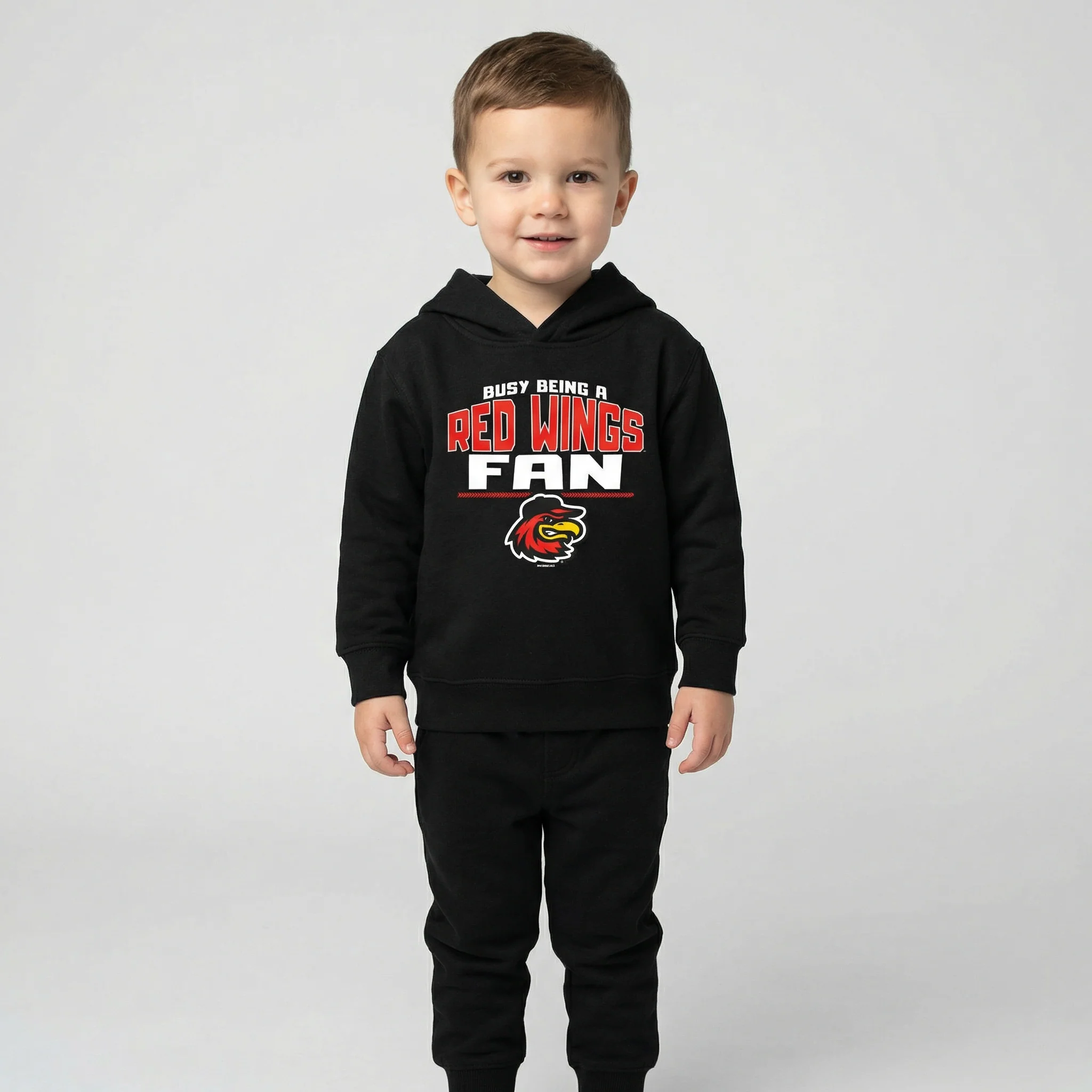 Toddler Red Wings Fan Hoodie - Image 2