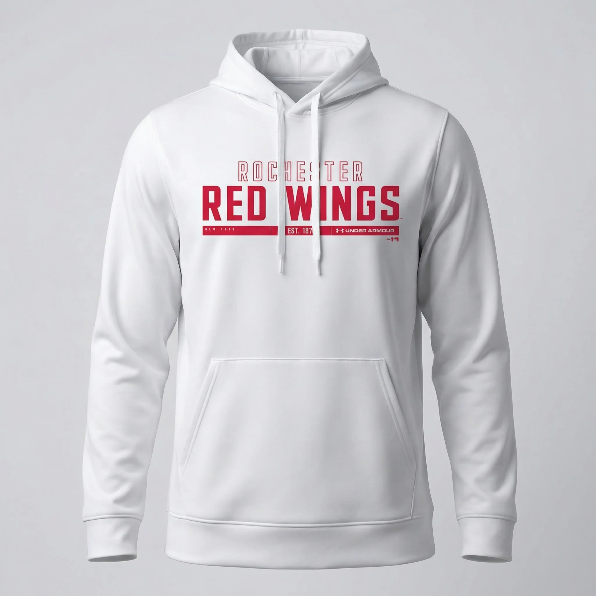 Under Armour Mens White Hoodie