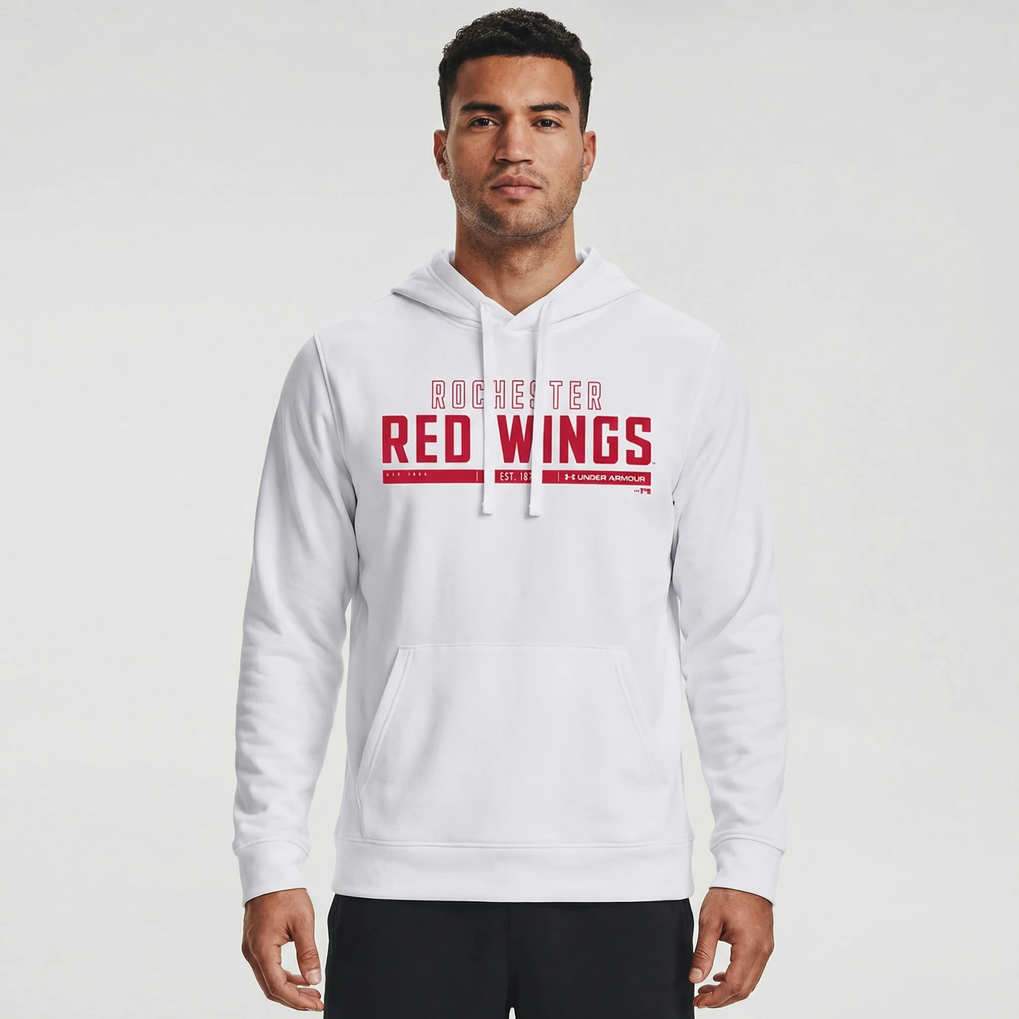 Under Armour Mens White Hoodie - Image 2