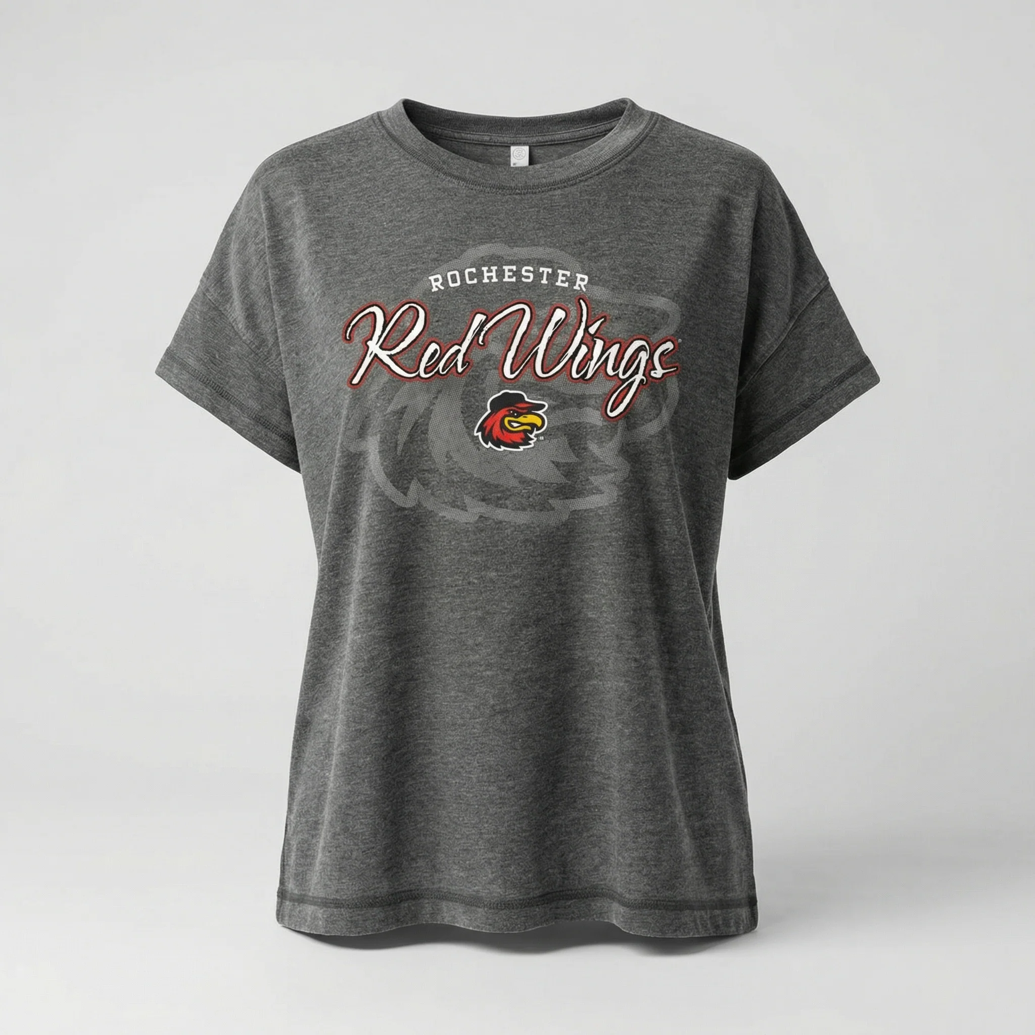 Womens Gray Vintage Tee