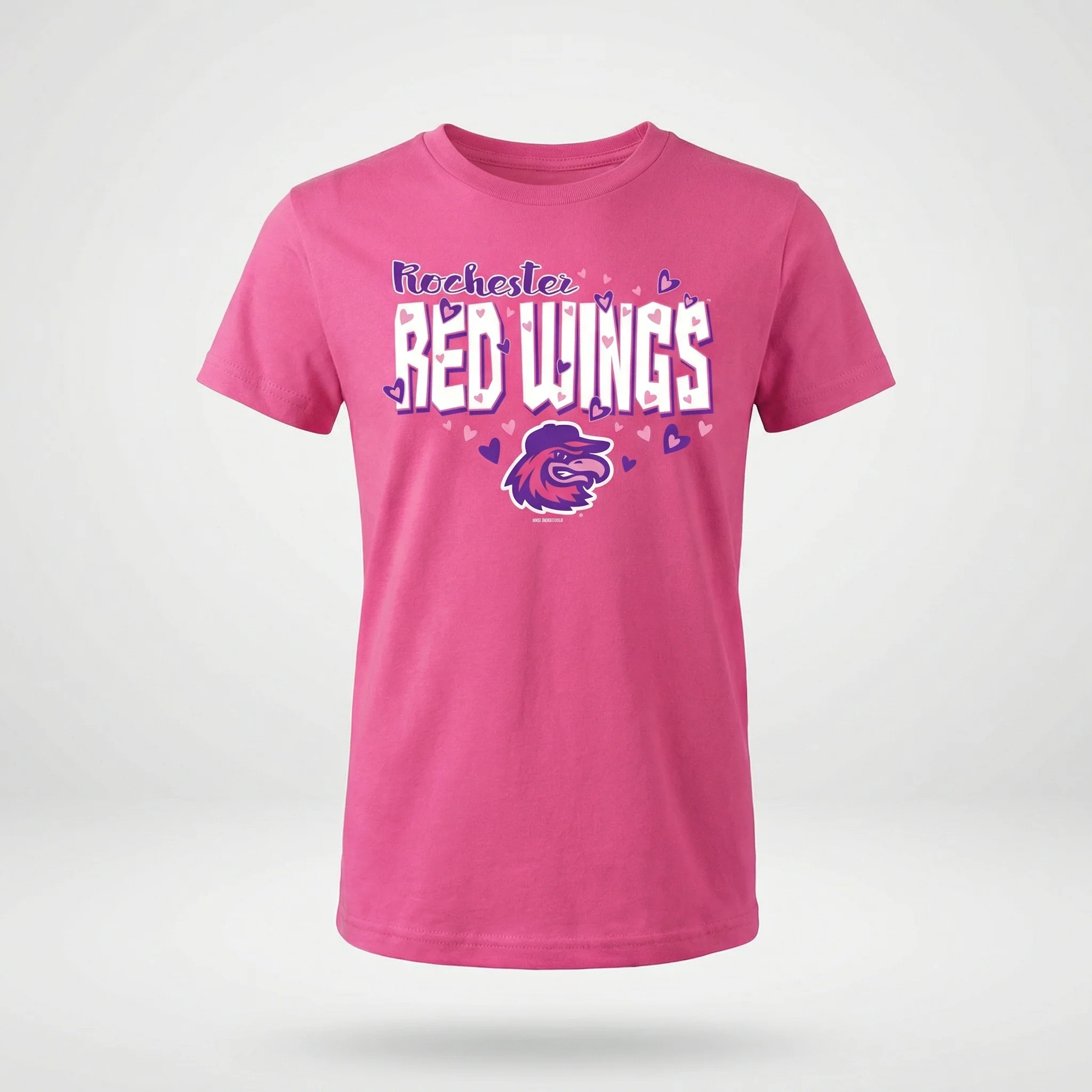Youth Pink Hearts Tee