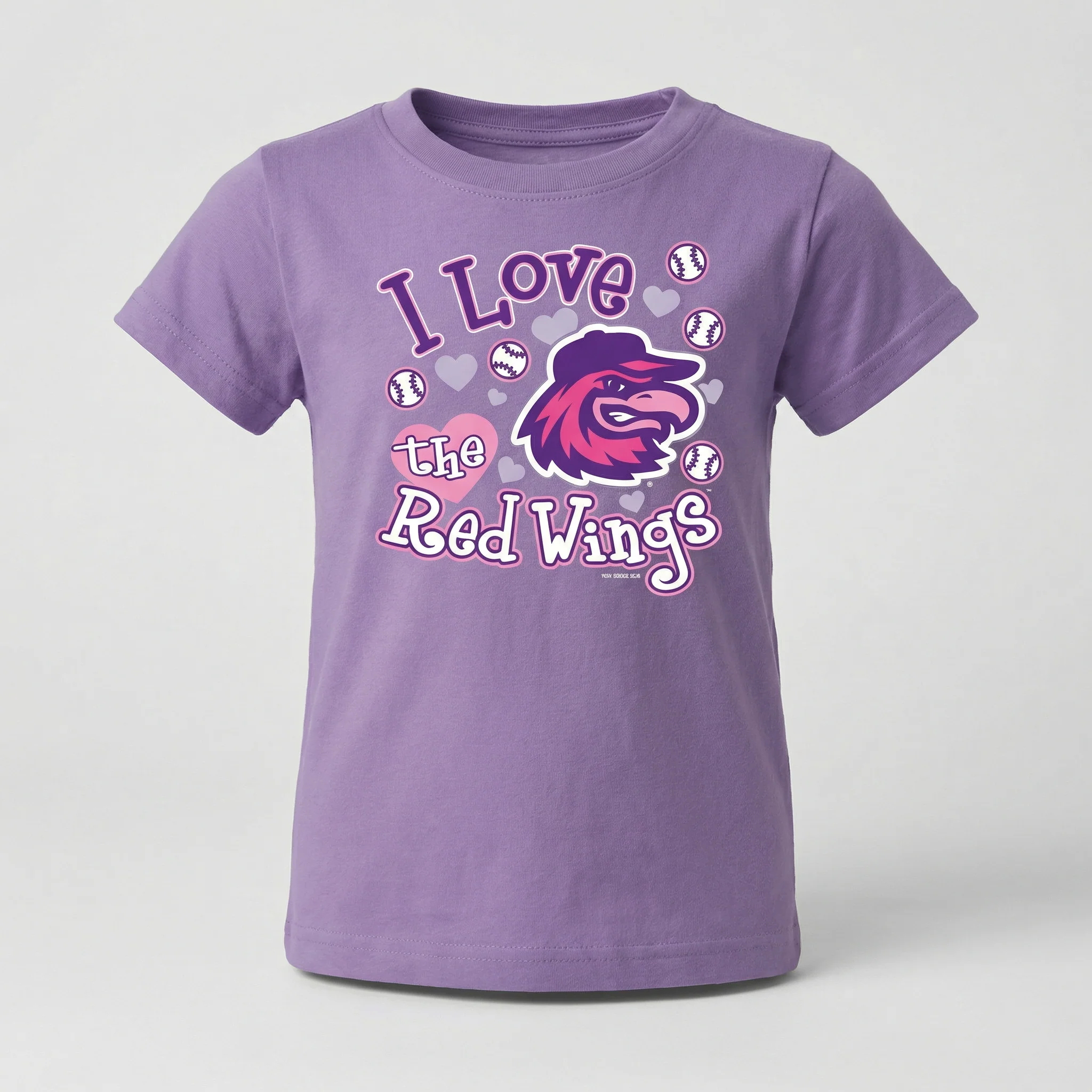 Toddler Purple Red Wings Tee